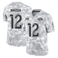 Parkc LA.Rams #12 Puka Nacua Player Arctic Camo Salute To Service Limited Game Stitched Jerseys