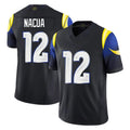 Parkc LA.Rams #12 Puka Nacua Player Black Midnight Rivalries Collection Limited Home Game Stitched Jerseys