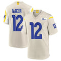 Parkc LA.Rams #12 Puka Nacua Player Bone Home Game Stitched Jerseys