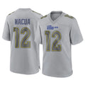 Parkc LA.Rams #12 Puka Nacua Player Gray Atmosphere Fashion Home Game Stitched Jerseys