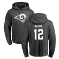 Parkc LA.Rams #12 Puka Nacua Player Gray Pullover Hoodie Limited Game Stitched Jerseys