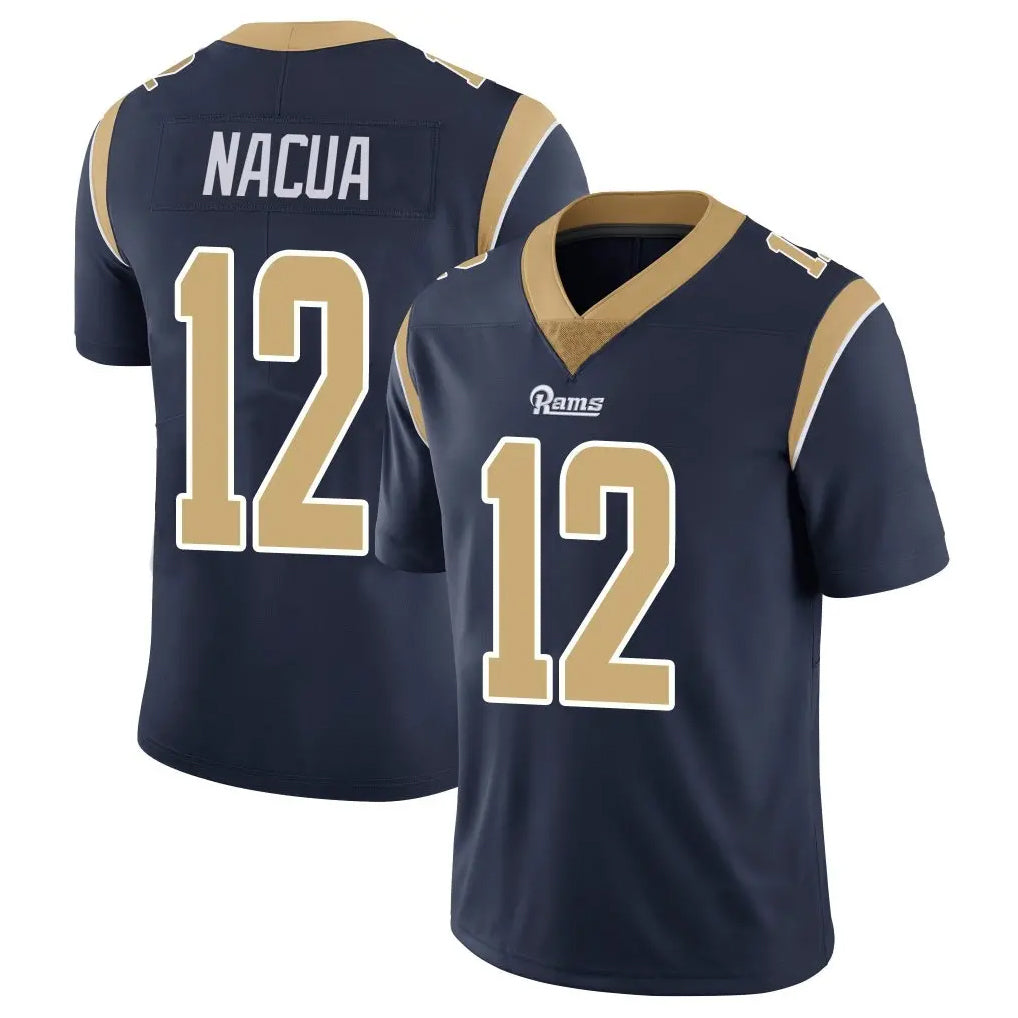 Parkc LA.Rams #12 Puka Nacua Player Navy Limited Vapor Untouchable Home Game Stitched Jerseys