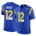 Parkc LA.Rams #12 Puka Nacua Player Royal Limited Vapor F.U.S.E. Home Game Stitched Jerseys