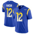Parkc LA.Rams #12 Puka Nacua Player Royal Limited Vapor Untouchable Home Game Stitched Jerseys