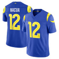 Parkc LA.Rams #12 Puka Nacua Player Royal Vapor F.U.S.E. Limited Home Game Stitched Jerseys