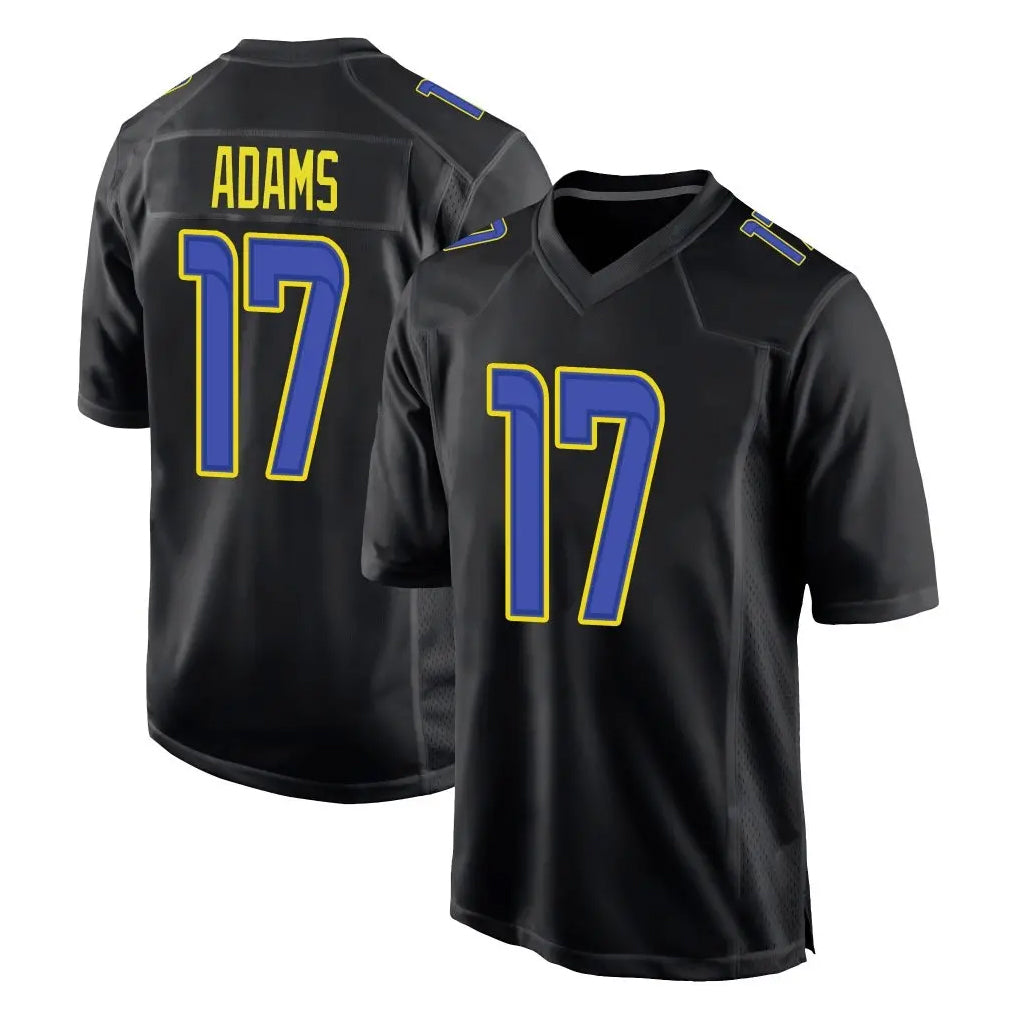 Parkc LA.Rams #17 Davante Adams Player Black Fashion Limited Home Game Stitched Jerseys