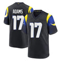 Parkc LA.Rams #17 Davante Adams Player Black Midnight Rivalries Collection Home Game Stitched Jerseys