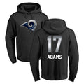 Parkc LA.Rams #17 Davante Adams Player Black Pullover Hoodie Limited Game Stitched Jerseys