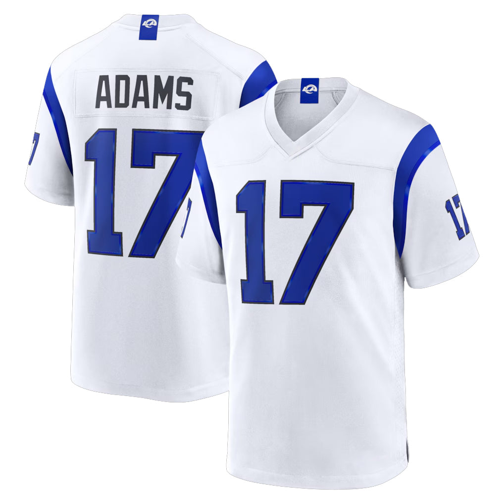 Parkc LA.Rams #17 Davante Adams Player Fearsome White Home Game Stitched Jerseys