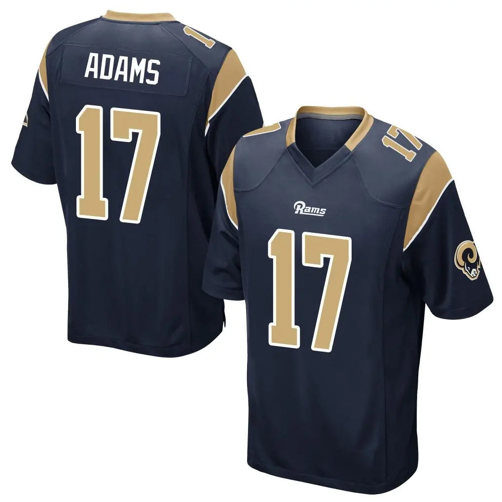 Parkc LA.Rams #17 Davante Adams Player Navy Home Game Stitched Jerseys