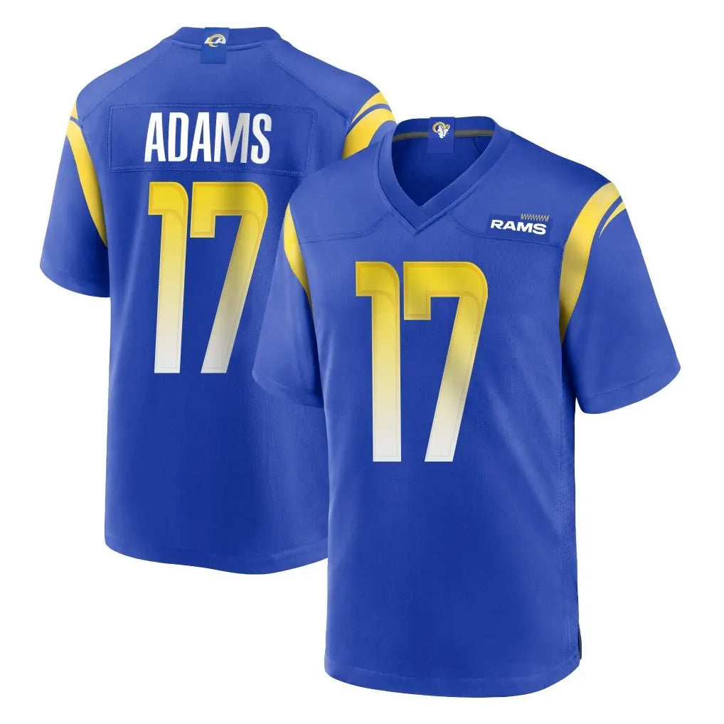 Parkc LA.Rams #17 Davante Adams Player Royal Home Game Stitched Jerseys