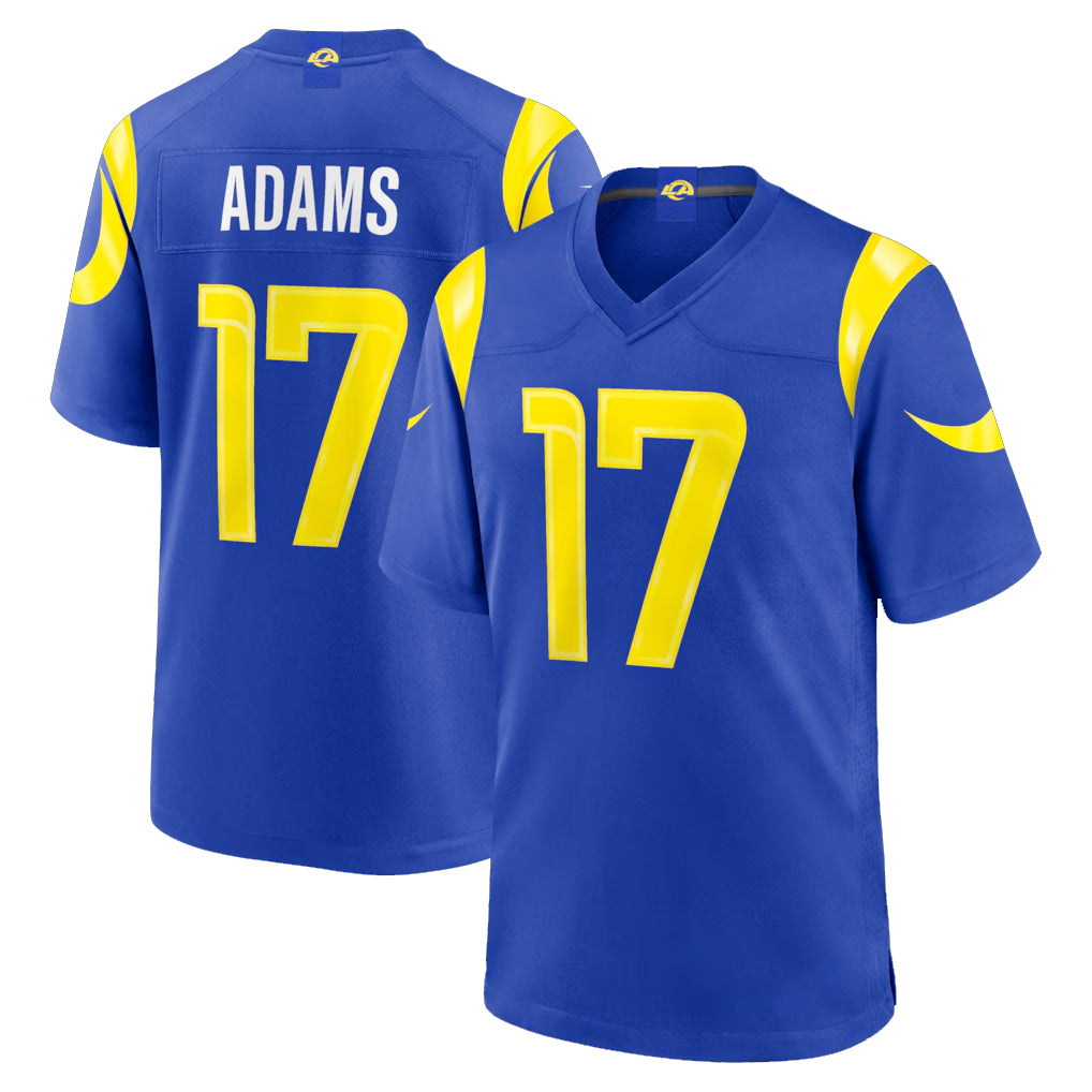 Parkc LA.Rams #17 Davante Adams Player Royal Limited Home Game Stitched Jerseys