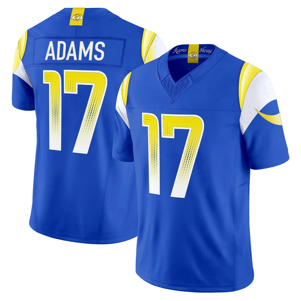 Parkc LA.Rams #17 Davante Adams Player Royal Rivalries Vapor Limited Home Game Stitched Jerseys