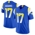 Parkc LA.Rams #17 Davante Adams Player Royal Rivalries Vapor Limited Home Game Stitched Jerseys
