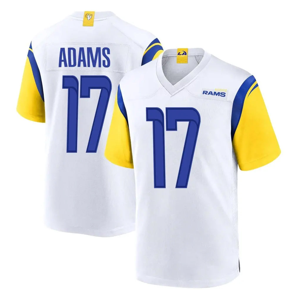 Parkc LA.Rams #17 Davante Adams Player White Home Game Stitched Jerseys