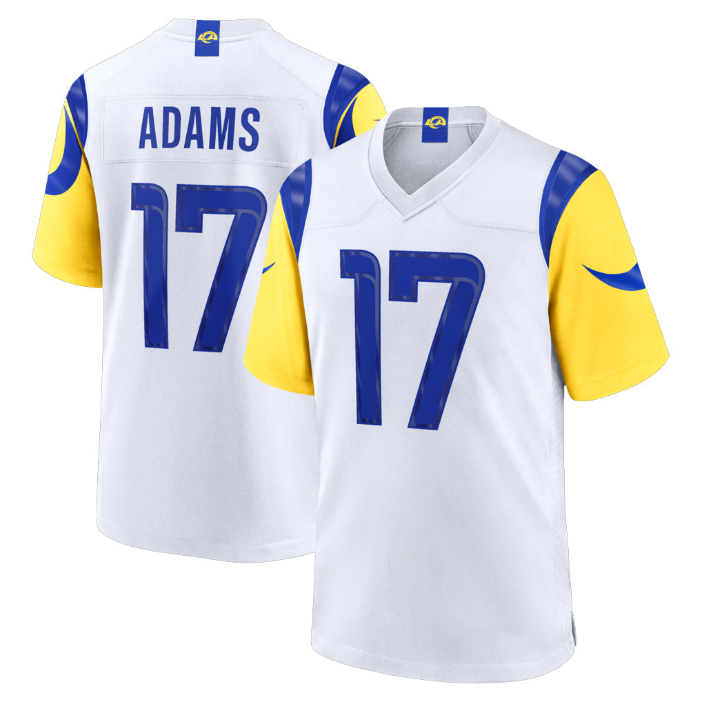 Parkc LA.Rams #17 Davante Adams Player White Limited Home Game Stitched Jerseys