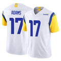 Parkc LA.Rams #17 Davante Adams Player White Limited Vapor F.U.S.E. Home Game Stitched Jerseys