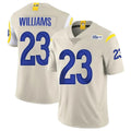 Parkc LA.Rams #23 Kyren Williams Player Bone Limited Vapor Home Game Stitched Jerseys