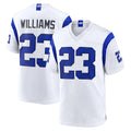 Parkc LA.Rams #23 Kyren Williams Player Fearsome White Home Game Stitched Jerseys