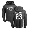 Parkc LA.Rams #23 Kyren Williams Player Gray Pullover Hoodie Limited Game Stitched Jerseys