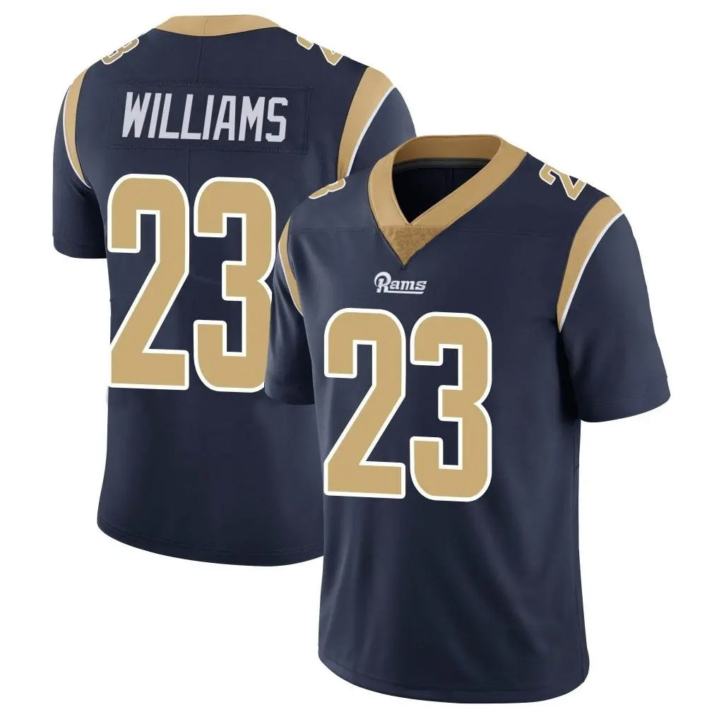 Parkc LA.Rams #23 Kyren Williams Player Navy Limited Vapor Untouchable Home Game Stitched Jerseys