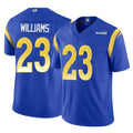 Parkc LA.Rams #23 Kyren Williams Player Royal Limited Vapor F.U.S.E. Home Game Stitched Jerseys
