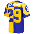 Parkc LA.Rams #29 Eric Dickerson Mitchell & Ness RoyalGold 1984 Split Legacy Replica Jersey