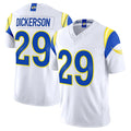 Parkc LA.Rams #29 Eric Dickerson Player White Rivalries Vapor Limited Home Game Stitched Jerseys