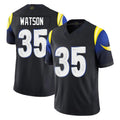 Parkc LA.Rams #35 Jaylen Watson Player Black Midnight Rivalries Collection Limited Home Game Stitched Jerseys