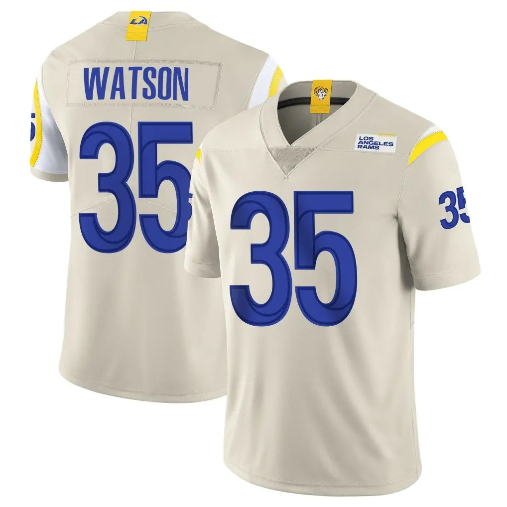Parkc LA.Rams #35 Jaylen Watson Player Bone Limited Vapor Home Game Stitched Jerseys