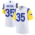 Parkc LA.Rams #35 Jaylen Watson Player White Limited Home Game Stitched Jerseys