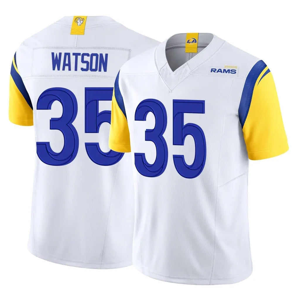 Parkc LA.Rams #35 Jaylen Watson Player White Limited Vapor F.U.S.E. Home Game Stitched Jerseys