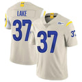 Parkc LA.Rams #37 Quentin Lake Player Bone Limited Vapor Home Game Stitched Jerseys
