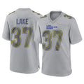 Parkc LA.Rams #37 Quentin Lake Player Gray Atmosphere Fashion Home Game Stitched Jerseys