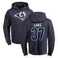 Parkc LA.Rams #37 Quentin Lake Player Navy Pullover Hoodie Limited Game Stitched Jerseys