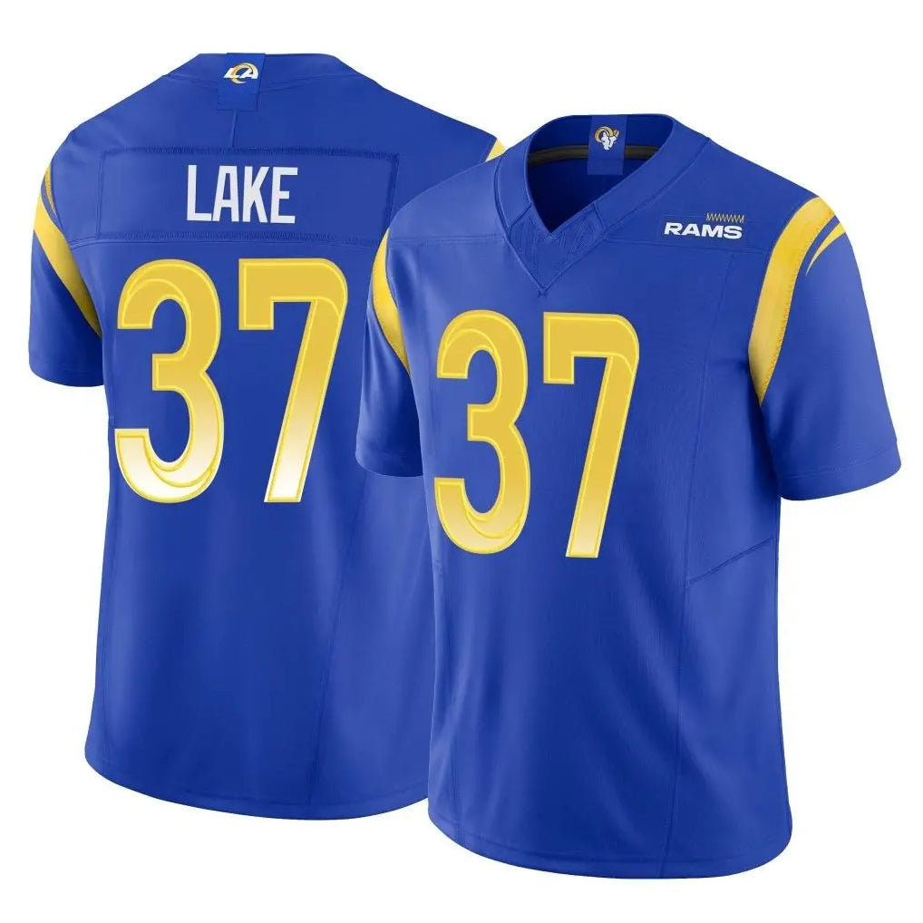 Parkc LA.Rams #37 Quentin Lake Player Royal Limited Vapor F.U.S.E. Home Game Stitched Jerseys