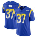 Parkc LA.Rams #37 Quentin Lake Player Royal Limited Vapor Untouchable Home Game Stitched Jerseys