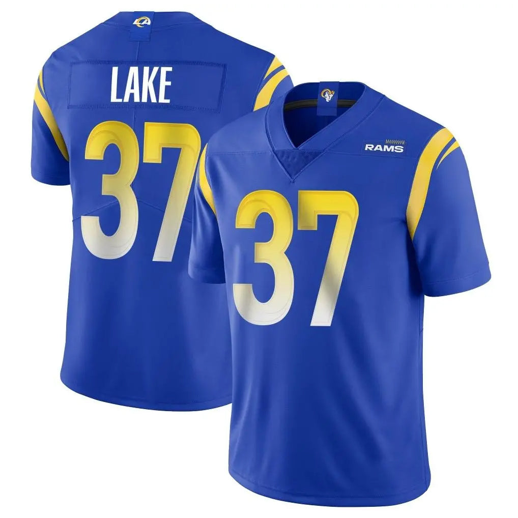 Parkc LA.Rams #37 Quentin Lake Player Royal Limited Vapor Untouchable Home Game Stitched Jerseys