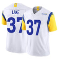 Parkc LA.Rams #37 Quentin Lake Player White Limited Vapor F.U.S.E. Home Game Stitched Jerseys