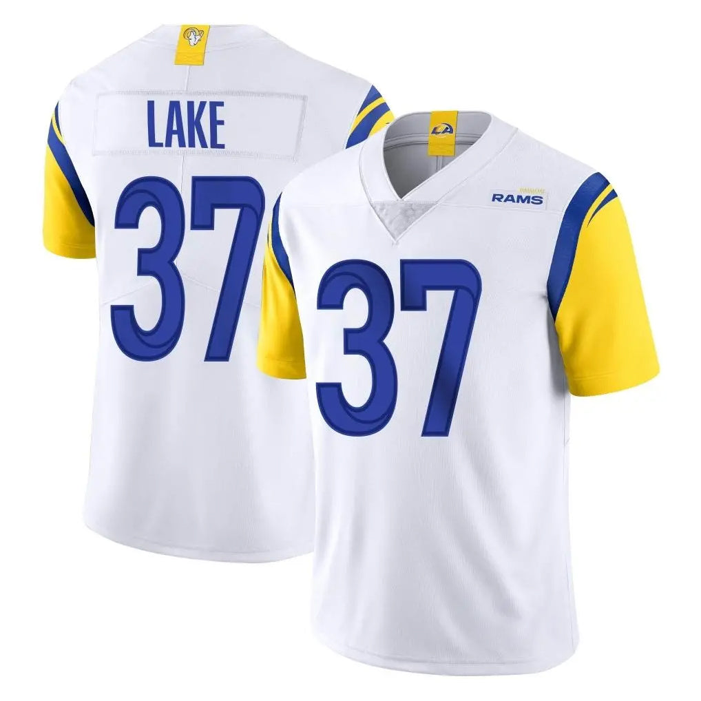 Parkc LA.Rams #37 Quentin Lake Player White Limited Vapor Untouchable Home Game Stitched Jerseys