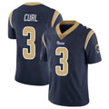 Parkc LA.Rams #3 Kam Curl Player Navy Limited Vapor Untouchable Home Game Stitched Jerseys