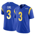 Parkc LA.Rams #3 Kam Curl Player Royal Limited Vapor F.U.S.E. Home Game Stitched Jerseys