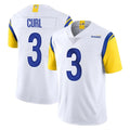Parkc LA.Rams #3 Kam Curl Player White Limited Vapor Untouchable Home Game Stitched Jerseys