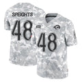 Parkc LA.Rams #48 Omar Speights Player Arctic Camo Salute To Service Limited Game Stitched Jerseys