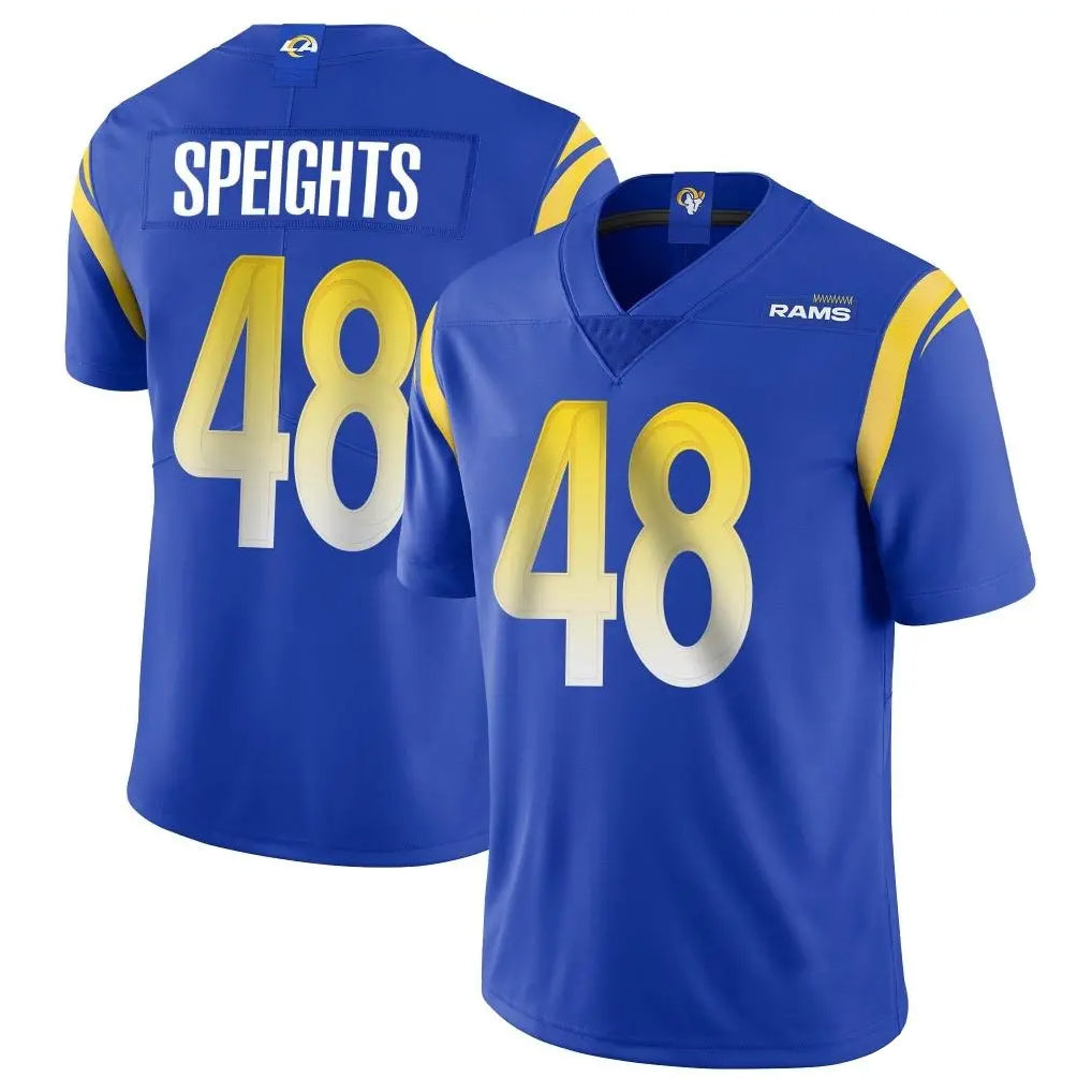Parkc LA.Rams #48 Omar Speights Player Royal Limited Vapor Untouchable Home Game Stitched Jerseys