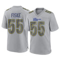 Parkc LA.Rams #55 Braden Fiske Player Gray Atmosphere Fashion Home Game Stitched Jerseys