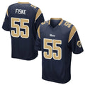 Parkc LA.Rams #55 Braden Fiske Player Navy Home Game Stitched Jerseys