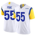 Parkc LA.Rams #55 Braden Fiske Player White Limited Vapor F.U.S.E. Home Game Stitched Jerseys