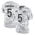 Parkc LA.Rams #5 Kamren Kinchens Player Arctic Camo Salute To Service Limited Game Stitched Jerseys