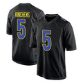 Parkc LA.Rams #5 Kamren Kinchens Player Black Fashion Limited Home Game Stitched Jerseys